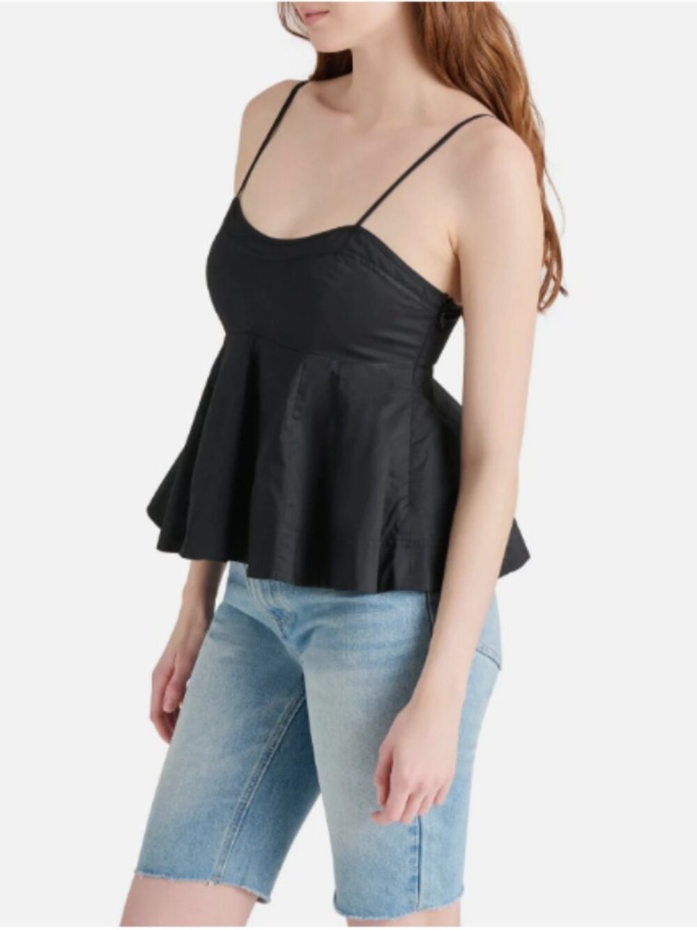 Steve Madden Delta Peplum Top Size XS-MSRP$69 - Picture 4 of 7
